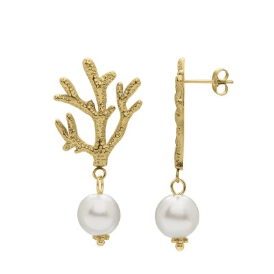 N°3 Boucles d’oreilles Perle.
