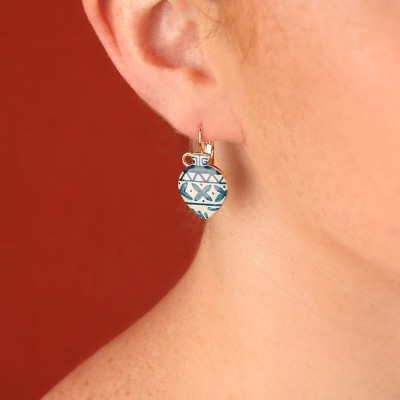 TARATATA bijoux Boucles d’oreilles Dormeuses Antique.