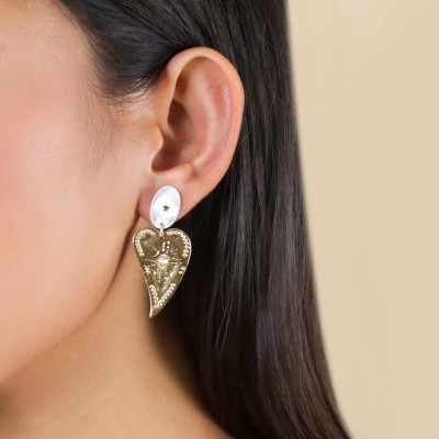 FRANCK HERVAL Boucles d’oreilles Nora.