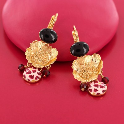 TARATATA bijoux Boucles d’oreilles Dormeuses Magnolia.