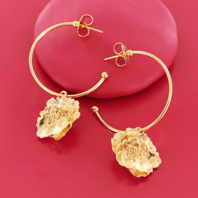 TARATATA bijoux Boucles d'oreilles Puces Magnolia.