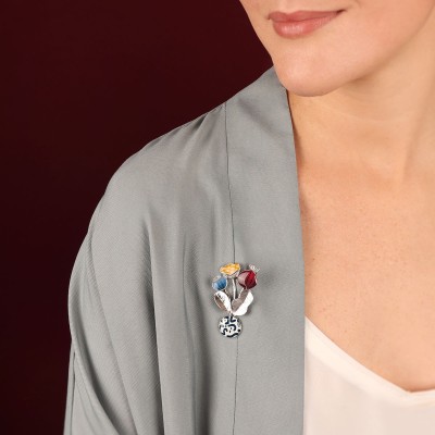 TARATATA bijoux Broche Opium.