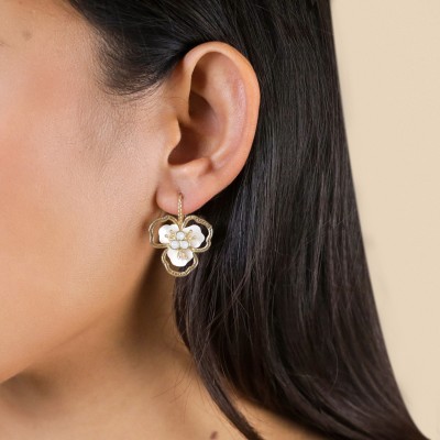 FRANCK HERVAL Boucles d’oreilles Dormeuses Lisette.