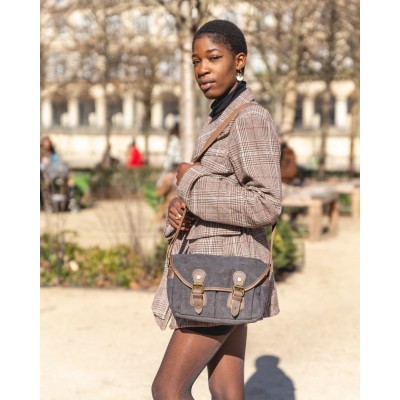 ZEDE Paris Sac Bandoulière Vavin Noir.