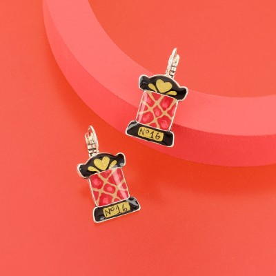 TARATATA bijoux Boucles Dormeuses Ruban.