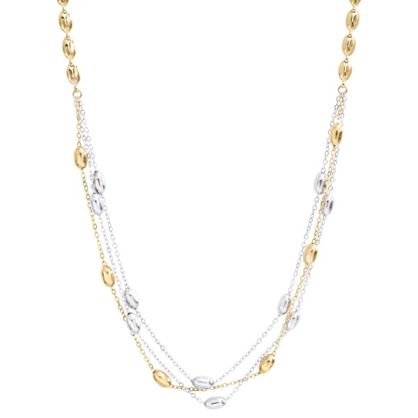 N°3 Collier triple rangs.
