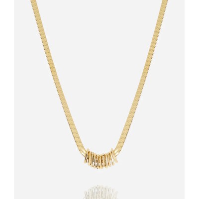ZAG Bijoux Collier Luis Acier doré.