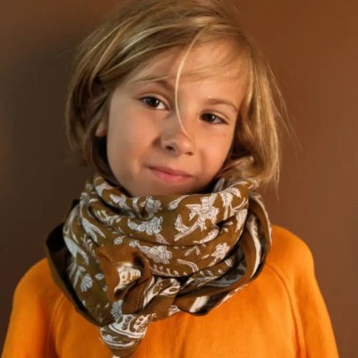 SO FAMILY Foulard Calcutta Olive.