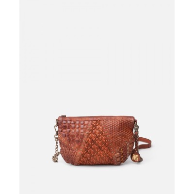 BIBA Sac Bandoulière Carter tressé Tan.