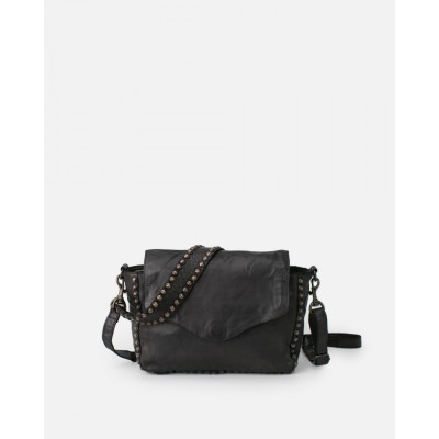 BIBA Sac Bandoulière Portland en cuir Noir.