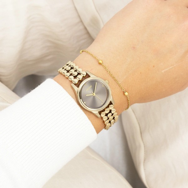 OOZOO Montre Femme ronde.