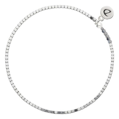 DORIANE Bijoux Bracelet Elastique Gris Hématite.