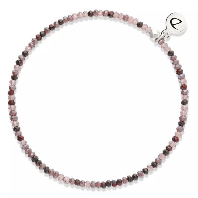 DORIANE Bijoux Bracelet Elastique Violet Prune.