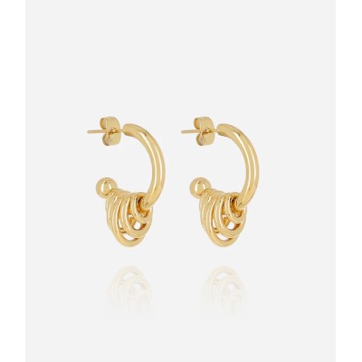 ZAG Bijoux Boucles d’oreilles Créoles Hyacinth.