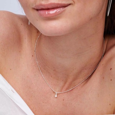 Doriane Bijoux Collier Perle Nacrée.