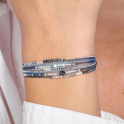 DORIANE Bijoux  Bracelet Atlanta Bleu.