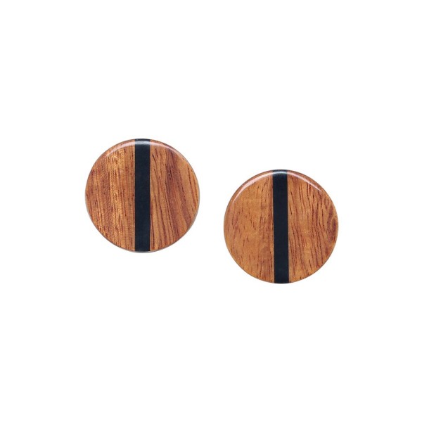 NATURE bijoux Boucles d'oreilles Poussoirs Cannelle.