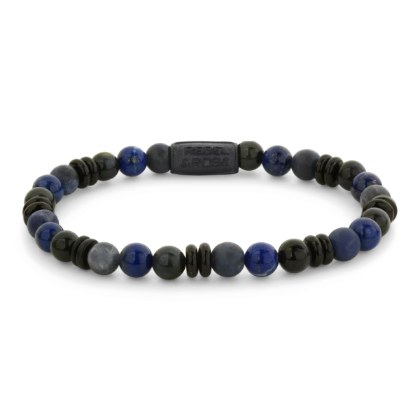 REBEL&ROSE Bracelet Extensible Variations Mix-Blue.