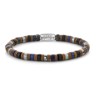 REBEL&ROSE Bracelet Extensible Mixed-Blue.