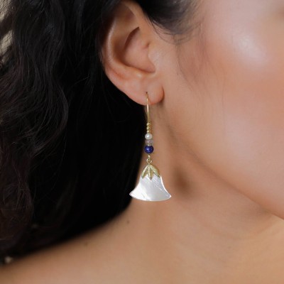 FRANCK HERVAL Boucles d’oreilles Grand Crochet Palma.
