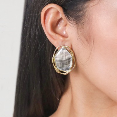 ORI TAO Bijoux Boucles d’oreilles Poussoir Reflet.