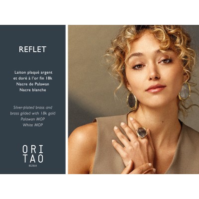 ORI TAO Bijoux Boucles d’oreilles Poussoir Reflet.