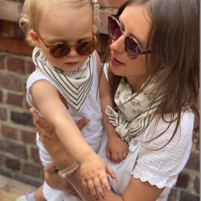 SO FAMILY Foulard Delhi Latte Small.