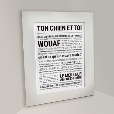 TOUT EST DIT Affiche Ton Chien et Toi.