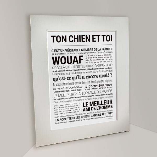 TOUT EST DIT Affiche Ton Chien et Toi.