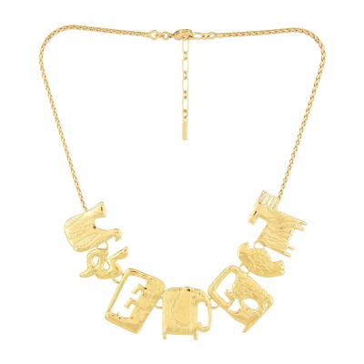 TARATATA bijoux Collier Plastron Swahili.