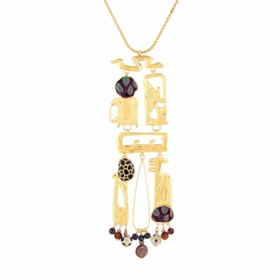 TARATATA bijoux Collier Long Swahili.
