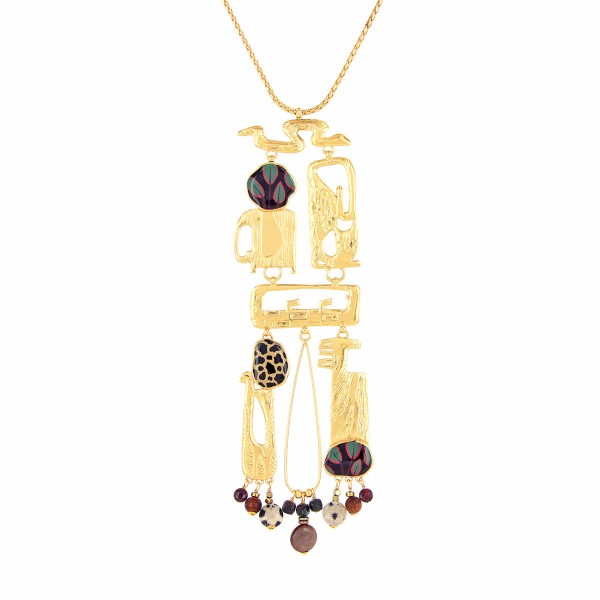 TARATATA bijoux Collier Long Swahili.