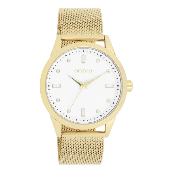 OOZOO Montre Femme dorée.