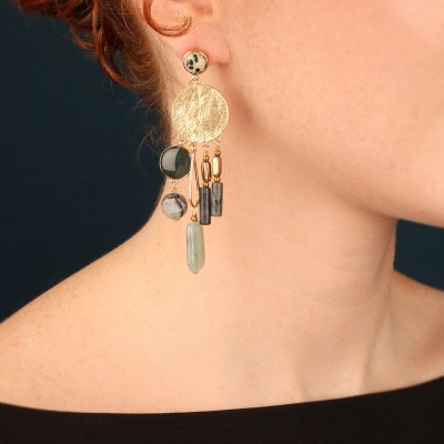 TARATATA bijoux Boucles d'oreilles Poussoir Soledad.