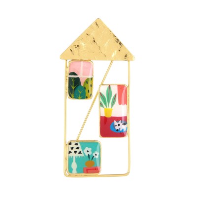 TARATATA bijoux Broche Curieuse.