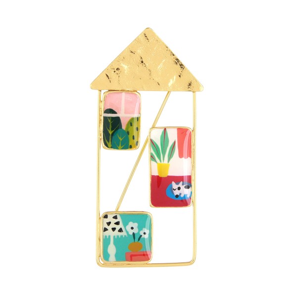 TARATATA bijoux Broche Curieuse.