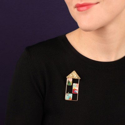 TARATATA bijoux Broche Curieuse.
