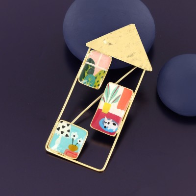 TARATATA bijoux Broche Curieuse.
