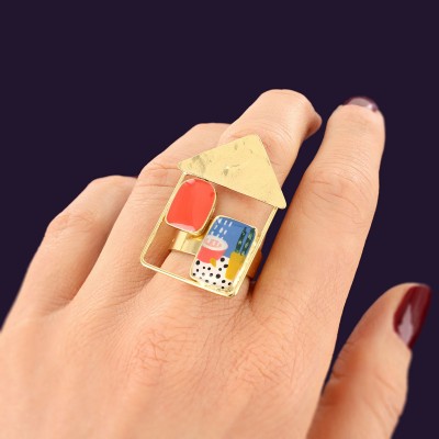 TARATATA bijoux Bague ajustable Curieuse.