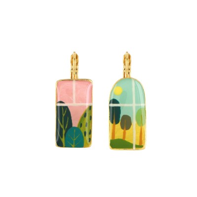 TARATATA bijoux Boucles d’oreilles Dormeuses Curieuse.