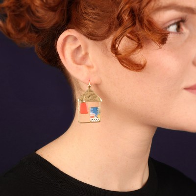 TARATATA bijoux Boucles d’oreilles Dormeuses Curieuse.