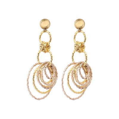 BELLE MAIS PAS QUE Boucles d’oreilles Poussoir Oana Sunny Belle.