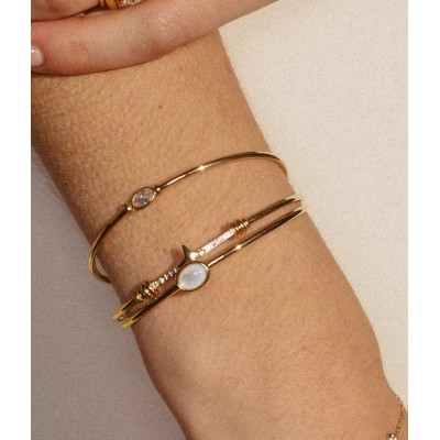 ZAG Bijoux Bracelet Jonc Erbajolo.