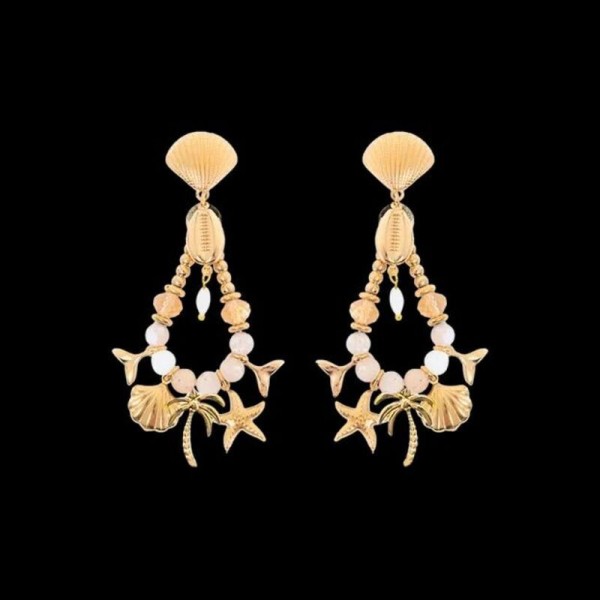 MADAMIRMA Boucles d’oreilles Poussoir Gaya.