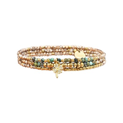 BELLE MAIS PAS QUE Bracelet Janna Signature Trèfle.