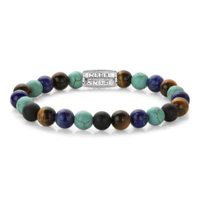 REBEL&ROSE Bracelet Extensible Mix Turquoise.