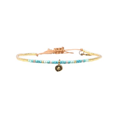 BELLE MAIS PAS QUE Bracelet Blue Maldives Ness.