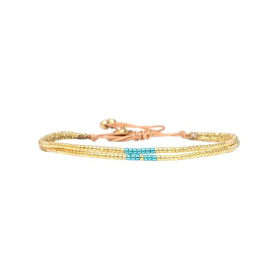 BELLE MAIS PAS QUE Bracelet Blue Maldives Lya.