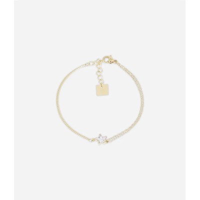 ZAG Bijoux Bracelet ajustable Alaris Acier doré.