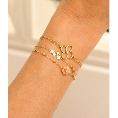 ZAG Bijoux Bracelet ajustable Massimo Acier doré.